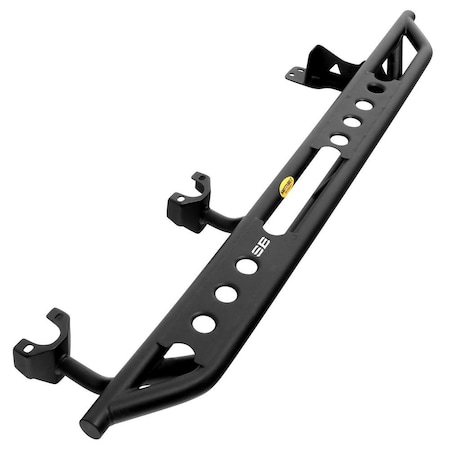 Smittybilt 18C JEEP WRANGER JL 4DR SRC SIDEARMOR W/STEPS; LIGHT TEXTURE BLACK 77634
